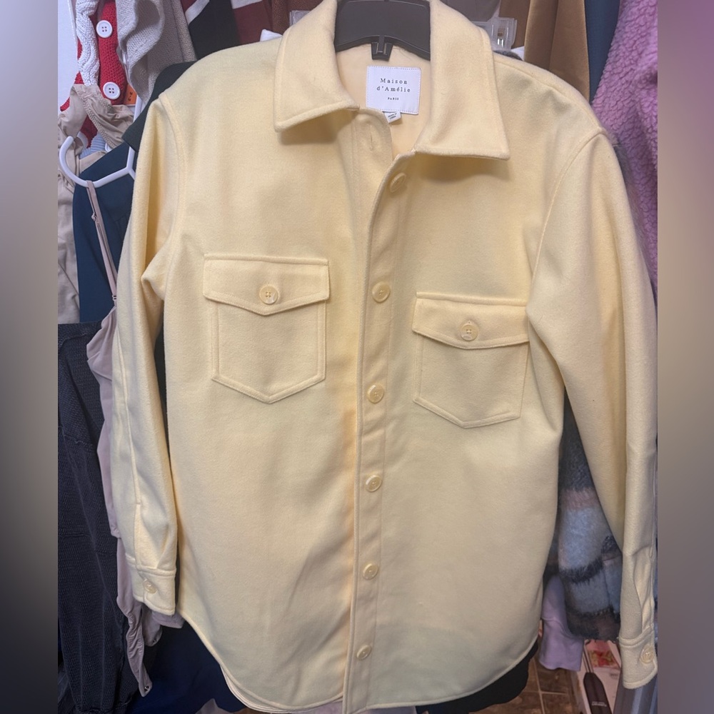 Maison de Amelie Butter Yellow Women's Jacket